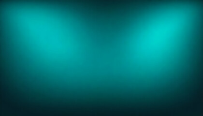 Obraz premium Teal gradient background glowing light noise texture effect header dark banner backdrop design