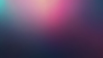 Fototapeta premium Blurred color gradient purple pink blue grainy color gradient background dark abstract backdrop banner poster card wallpaper website header design