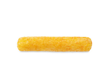 Corn stick chips on a white isolated background