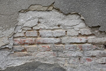Old brick wall. Poland. Europe.