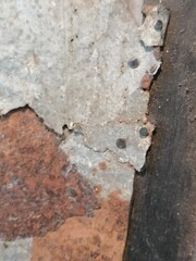 Alter verwitterter Hintergrund mit rostigen Blechen und Metall - Design Element Template