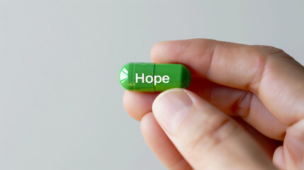 Pill of Positivity: A Green Beacon of Hope. Generative AI