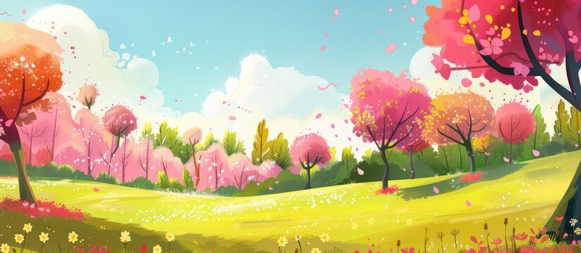 Background depicting spring