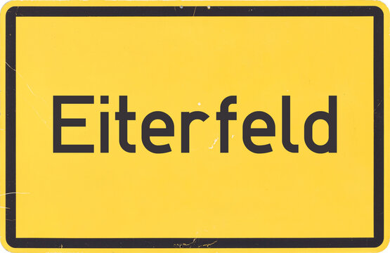 Ortsschild Eiterfeld