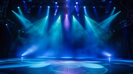Illuminated Stage for Modern Dance Performance Generative AI