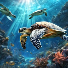 Illusionary Depths: A Journey Through Transparent Grandeur and Mystique in Ultra High Definition