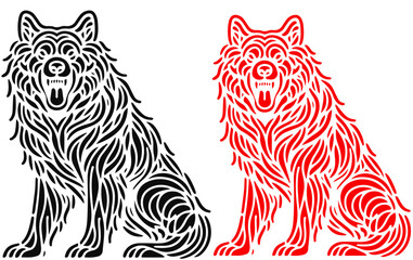 Wolf Vector Image