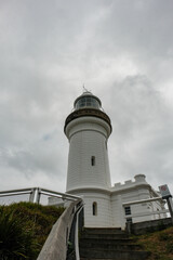 Majestic Icon: Byron Bay Lighthouse Beneath the Clouds