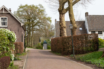 Rural small Dutch village of Hemmen in Gelderland.