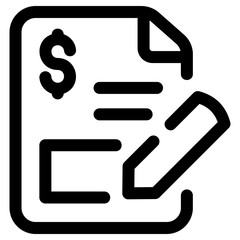 money icon, simple vector design