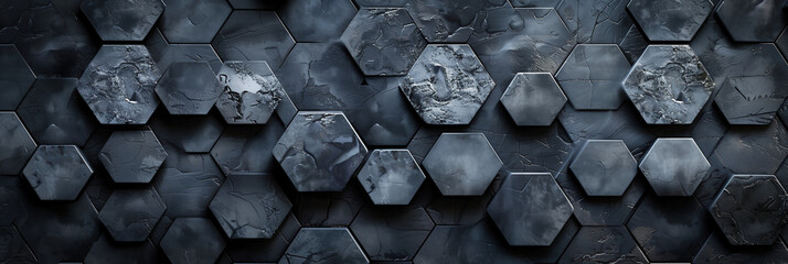 honeycomb background in gray