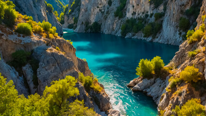 Obraz premium Goynuk Canyon in Turkey scenery