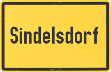 Ortsschild Sindelsdorf