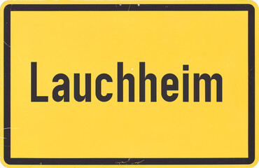 Ortsschild Lauchheim