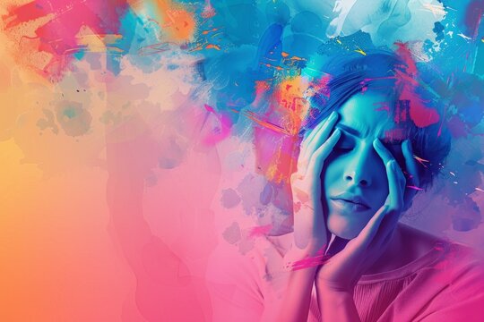 abstract background for Fatigue Syndrome Day