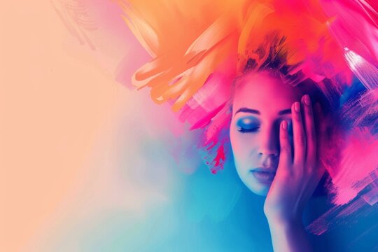 abstract background for chronic Fatigue Syndrome Day