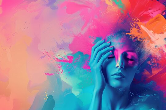 abstract background for Fatigue Syndrome Day