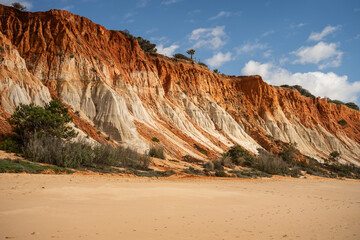albufeira portugal cliff - beautiful ocean coast