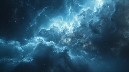 Beautiful color graded Space abstract background.