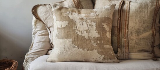 Natural Fabric Decorative Pillow
