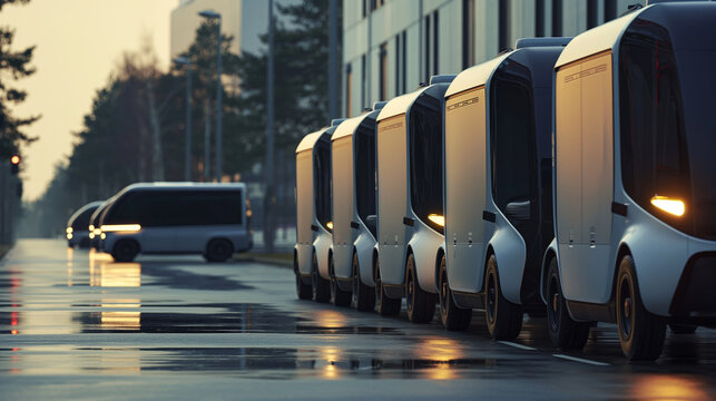 A logistics team developing a fleet of autonomous delivery vehicles for urban logistics. Quality, high level, reliability, team