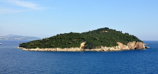 Lokrum at Dubrovnik.