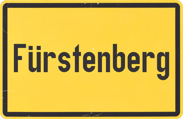 Ortsschild F&uuml;rstenberg