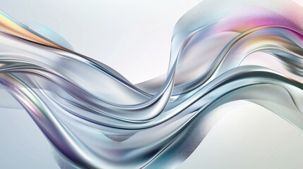 Modern grey silver dynamic wave lines texture background. AI generated