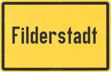 Ortsschild Filderstadt - obrazy, fototapety, plakaty