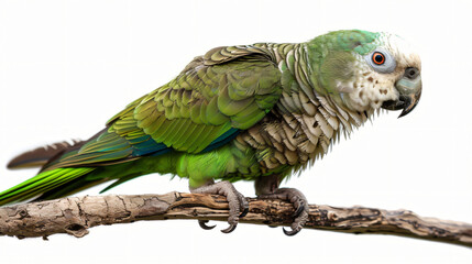 Profile of a monk parrot