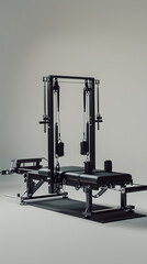 Advanced Pilates Reformer Machine Positioned in a Modern Fitness Studio