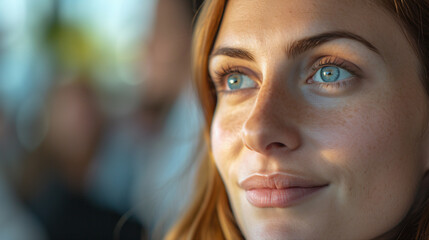 a group of professionals participating in a mindfulness and financial wellness workshop. 