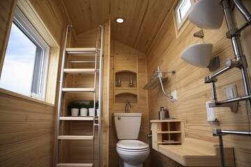 Space-Saving Tiny House Designs: Efficient fixtures for tiny bathrooms