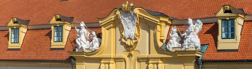 Baroque chateau in Valtice town, Czech Republic