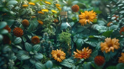 A digital rendering of a zero-waste lifestyle