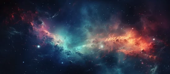 Foto op Canvas Colorful cosmic gas clouds in space © 2rogan