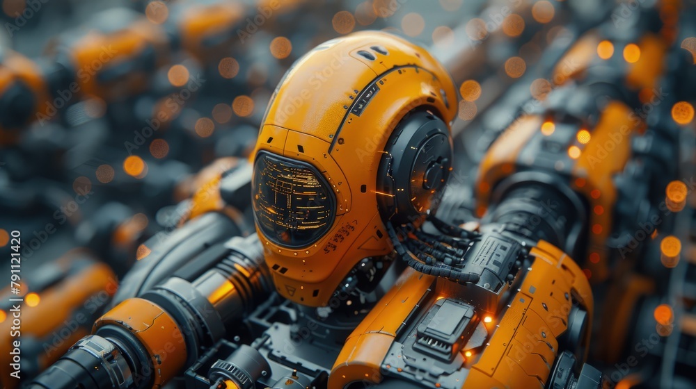 Poster robotic automation ensuring consistent production under high demand