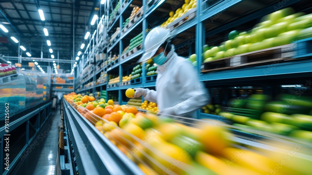Wall mural the use of advanced imaging technologies in ensuring the quality and safety of food products through