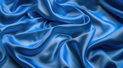 Background with blue fabric texture