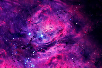 Beautiful space background. Elements of this image furnished by NASA