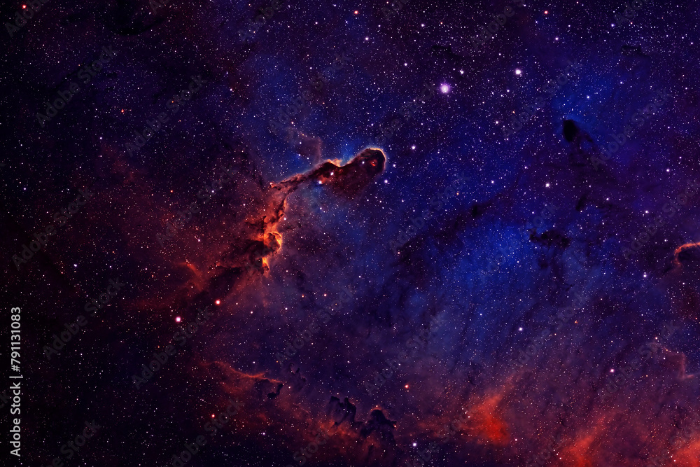 Wall mural beautiful space background. elements of this image furnished by nasa