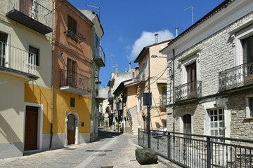 Fototapeta na wymiar The village of Roseto Valfortore in Puglia, Italy.