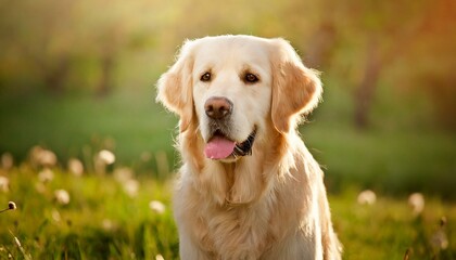 Beauty Golden retriever dog