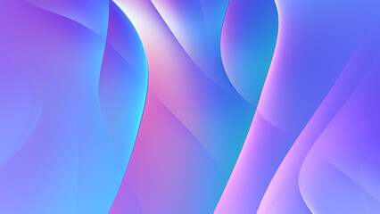 abstract illustration in holographic colours, desktop wallpaper