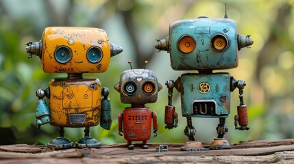 retro robot collection