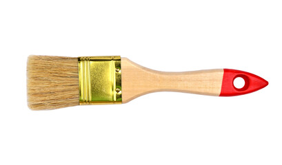 Wooden paint brush