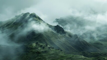 Hills under assault by Clouds