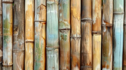 Bamboo tubes texture background