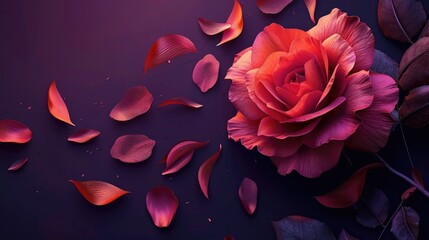 Melancholic Papercut Rose A Fragile Expression of Ephemeral Beauty