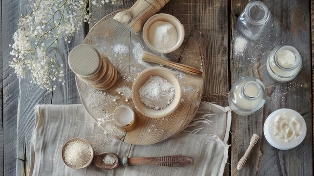 Crafting beauty out of raw materials  AI generated illustration